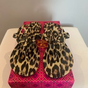 Leopard Print Tory Burch Sandals size 9